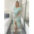 Damen 3/4 Langarm-Hemdkleid (XS/S/M Einheitsgröße) ITALIAN FASHION IMD25030