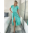 Damen 3/4 Langarm-Hemdkleid (XS/S/M Einheitsgröße) ITALIAN FASHION IMD25030