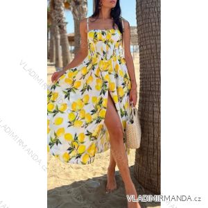 Kurzärmliges Sommer-Freizeitkleid für Damen (S/M/L EINHEITSGRÖSSE) ITALIAN FASHION IMWGB25022