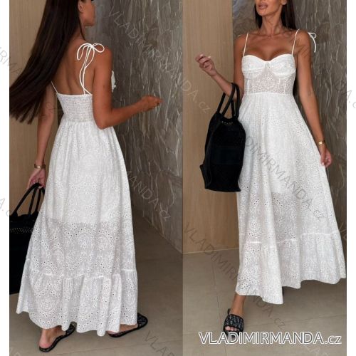 Kurzärmliges Sommer-Freizeitkleid für Damen (S/M/L EINHEITSGRÖSSE) ITALIAN FASHION IMWGB25022