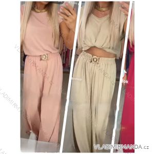Kurzärmliges Sommer-Freizeitkleid für Damen (S/M/L EINHEITSGRÖSSE) ITALIAN FASHION IMWGB25022