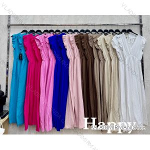 Kurzärmliges Sommer-Freizeitkleid für Damen (S/M/L EINHEITSGRÖSSE) ITALIAN FASHION IMWGB25022