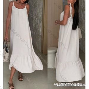 Kurzärmliges Sommer-Freizeitkleid für Damen (S/M/L EINHEITSGRÖSSE) ITALIAN FASHION IMWGB25022