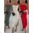 Kurzärmliges Sommer-Freizeitkleid für Damen (S/M/L EINHEITSGRÖSSE) ITALIAN FASHION IMWGB25022