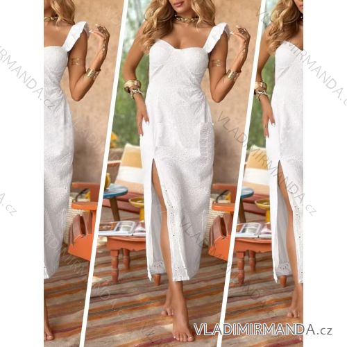 Kurzärmliges Sommer-Freizeitkleid für Damen (S/M/L EINHEITSGRÖSSE) ITALIAN FASHION IMWGB25022