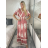 Kurzärmliges Sommer-Freizeitkleid für Damen (S/M/L EINHEITSGRÖSSE) ITALIAN FASHION IMWGB25022