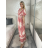 Kurzärmliges Sommer-Freizeitkleid für Damen (S/M/L EINHEITSGRÖSSE) ITALIAN FASHION IMWGB25022