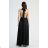 Ärmelloses langes Partykleid für Damen (S/M EINHEITSGRÖSSE) ITALIAN FASHION IMPSH2420019