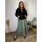 Kurze Jeansjacke für Damen (L-4XL) MOON GIRL MOON24GYD7815L 6XL schwarz