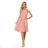 Chiffonkleid mit Bindebändern für Damen NMC-350-2/DR -   růžová světlá -   XL