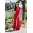 Trägerloses Partykleid aus Tüll für Damen (S/M/L ONE SIZE) ITALIAN FASHION IM923001 -   rot -   40