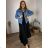 Kurze Jeansjacke für Damen (L-4XL) MOON GIRL MOON24GYD7815L 5XL blau