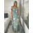 Kurzärmliges Sommer-Freizeitkleid für Damen (S/M/L EINHEITSGRÖSSE) ITALIAN FASHION IMWGB25022
