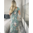 Kurzärmliges Sommer-Freizeitkleid für Damen (S/M/L EINHEITSGRÖSSE) ITALIAN FASHION IMWGB25022