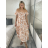 Kurzärmliges Sommer-Freizeitkleid für Damen (S/M/L EINHEITSGRÖSSE) ITALIAN FASHION IMWGB25022