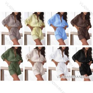 Kurzärmliges Sommer-Freizeitkleid für Damen (S/M/L EINHEITSGRÖSSE) ITALIAN FASHION IMWGB25022