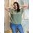 Tunika mit Anhänger Kurzarm Damen Übergröße (3XL/4XL ONE SIZE) ITALIAN FASHION IMC23020