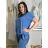Damen Tunika mit verlängertem Kurzarm (UNI S-M) SWEETISIMA ITALIAN FASHION IMD20069 weiß