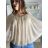 Tunika-Bluse, kurzärmelig, für Damen, Übergröße (XL/2XL/3XL, Einheitsgröße), ITALIAN FASHION IM424128