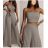 Kurzärmliges Sommer-Freizeitkleid für Damen (S/M/L EINHEITSGRÖSSE) ITALIAN FASHION IMWGB25022