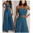 Kurzärmliges Sommer-Freizeitkleid für Damen (S/M/L EINHEITSGRÖSSE) ITALIAN FASHION IMWGB25022