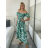 Kurzärmliges Sommer-Freizeitkleid für Damen (S/M/L EINHEITSGRÖSSE) ITALIAN FASHION IMWGB25022