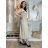 Kurzärmliges Sommer-Freizeitkleid für Damen (S/M/L EINHEITSGRÖSSE) ITALIAN FASHION IMWGB25022