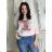 Übergroßer gestrickter Langarmpullover für Damen (S/M EINHEITSGRÖSSE) ITALIAN FASHION IMSN2416125  weiß