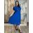 Kurzärmliges Sommer-Freizeitkleid für Damen (S/M/L EINHEITSGRÖSSE) ITALIAN FASHION IMWGB25022