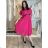 Kurzärmliges Sommer-Freizeitkleid für Damen (S/M/L EINHEITSGRÖSSE) ITALIAN FASHION IMWGB25022
