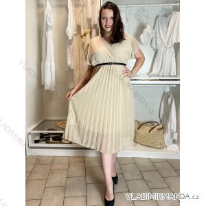 Kurzärmliges Sommer-Freizeitkleid für Damen (S/M/L EINHEITSGRÖSSE) ITALIAN FASHION IMWGB25022