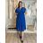 Kurzärmliges Sommer-Freizeitkleid für Damen (S/M/L EINHEITSGRÖSSE) ITALIAN FASHION IMWGB25022 S / M / L beige