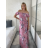 Kurzärmliges Sommer-Freizeitkleid für Damen (S/M/L EINHEITSGRÖSSE) ITALIAN FASHION IMWGB25022 -   schwarz -   M / L