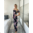 Kurzärmliges Sommer-Freizeitkleid für Damen (S/M/L EINHEITSGRÖSSE) ITALIAN FASHION IMWGB25022 -   schwarz -   M / L