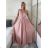 Ärmelloses langes Partykleid für Damen (S/M EINHEITSGRÖSSE) ITALIAN FASHION IMPSH2420019 -   Rose alte Rose -   S / M / L