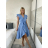 Kurzärmliges Sommer-Freizeitkleid für Damen (S/M/L EINHEITSGRÖSSE) ITALIAN FASHION IMWGB25022