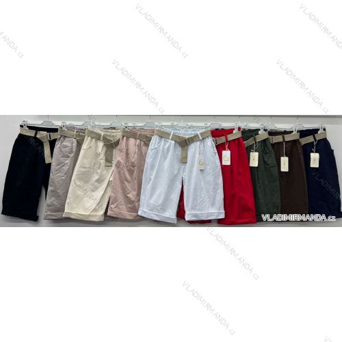 Elegante Hose mit Gürtel für Damen (S/M/L ONE SIZE) ITALIAN FASHION IM425057