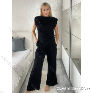 Langes Chiffon-Kurzarmkleid für Damen (S/M ONE SIZE) ITALIAN FASHION IMWGS231048