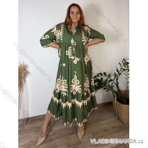 Damen-Oversize-Langarm-Hemd mit verlängerten Ärmeln (S/M ONE SIZE) ITALIAN FASHION IMPLI2234690