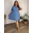 Elegantes Damen-Partykleid mit langen Ärmeln (S/M ONE SIZE) ITALIAN FASHION IM322282