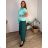 Elegantes Damen-Partykleid mit langen Ärmeln (S/M ONE SIZE) ITALIAN FASHION IM322282 46/48/50 leichte Minze