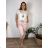 Übergroßer gestrickter Langarmpullover für Damen (S/M EINHEITSGRÖSSE) ITALIAN FASHION IMSN2416125 44/46/48 beige