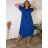 Langes warmes Langarmkleid für Damen in Übergröße (50/52/54 Einheitsgröße) ITALIAN FASHION IM424636