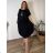 Elegante Hose mit Gürtel für Damen (S/M/L ONE SIZE) ITALIAN FASHION IM425057 48/50 grün
