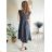Kurzärmliges Sommer-Freizeitkleid für Damen (S/M/L EINHEITSGRÖSSE) ITALIAN FASHION IMWGB25022