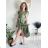 Kurzärmliges Sommer-Freizeitkleid für Damen (S/M/L EINHEITSGRÖSSE) ITALIAN FASHION IMWGB25022