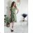 Kurzärmliges Sommer-Freizeitkleid für Damen (S/M/L EINHEITSGRÖSSE) ITALIAN FASHION IMWGB25022