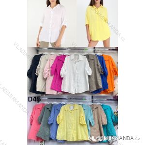 Damen-Strickpullover mit langen Ärmeln (Einheitsgröße S/M) ITALIAN FASHION IMWDT23005