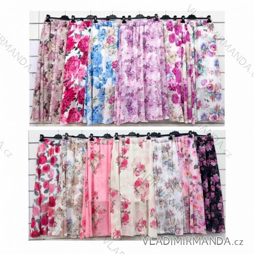 Langes spanisches Sommerkleid, Langarm, Damen, Übergröße (42/44/46 Einheitsgröße) ITALIENISCHE MODE IMWCP25166