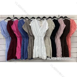 Langes spanisches Sommerkleid, Langarm, Damen, Übergröße (42/44/46 Einheitsgröße) ITALIENISCHE MODE IMWCP25166